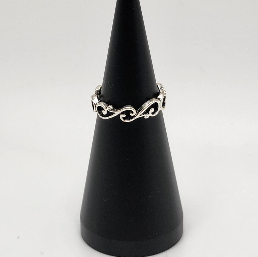 Sterling Silver Size 6.5, Stackable Loop Traditio… - image 4